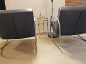 Vintažiniai mid century Bauhaus odiniai foteliai - nuotraukos Nr. 10