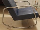 Vintažiniai mid century Bauhaus odiniai foteliai - nuotraukos Nr. 11