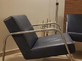 Vintažiniai mid century Bauhaus odiniai foteliai - nuotraukos Nr. 19