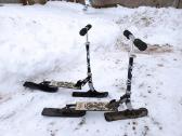 Žieminiai paspirtukai, iki 50 kg. 2 vnt.