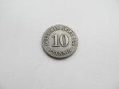 10 pfennig , Vokietija , 1876 Aa, Jj - nuotraukos Nr. 3