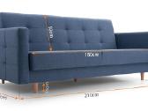 Sofa lova Godivo miegama, su patalų dėže - nuotraukos Nr. 7