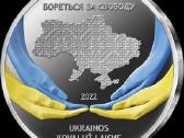 10 eurų moneta - Ukrainos kovai už laisvę - 2022m.