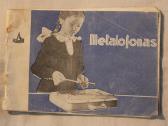 Metalofonas instrumento instrukcija 1973m. Vilnius