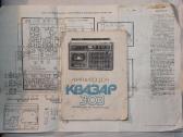 Magnetofono Kvazar 303 naudotojo vadovas 1984 m.