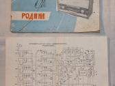 Radija Rodina-60m1 instrukcija ir el. schema 1965m