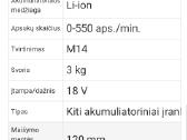 Millwoke M18 ledo grąžtams - nuotraukos Nr. 10