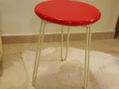 Vintažinis mid century Florence Knoll taburetukas - nuotraukos Nr. 5