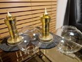 Vintažinės mid century Space Age žalvario žvakidės - nuotraukos Nr. 24