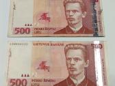 Parduodu 500lt banknotus iš apyvartos - nuotraukos Nr. 3