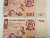 Parduodu 500lt banknotus iš apyvartos - nuotraukos Nr. 4