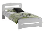 Nauja balta medinė lova 90x200 tik 125€