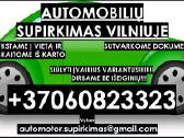 Automobilių Supirkimas Vilniuje 24/7