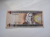 1 litas Žemaitė Unc - Žemas serijos numeris