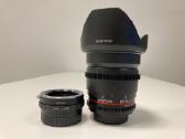 Samyang objektyvas 16mm T2.2 (f2.0) Ed As Umc Cs - nuotraukos Nr. 2