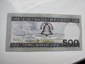 500 litų 1991 metų Unc - nuotraukos Nr. 2