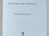 Evangelija pagal Matą. Ekumeninis vertimas lenkų k - nuotraukos Nr. 2