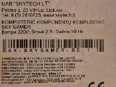 Sky Gamer žaidimų kompiuteris. [Gtx55] - nuotraukos Nr. 4