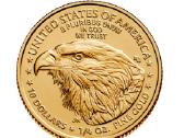 1/4 oz auksinė moneta Amerikos Erelis, JAV 2023