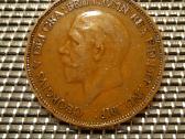 1 centas 1929 Penny - Anglija