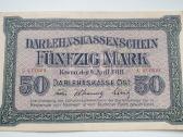 1918 Vokietija Ost Lietuva Lenkija 50 Mark