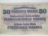 1918 Vokietija Ost Lietuva Lenkija 50 Mark - nuotraukos Nr. 2