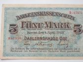 1918 Vokietija Ost Lietuva Lenkija 5 Mark
