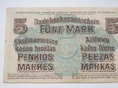 1918 Vokietija Ost Lietuva Lenkija 5 Mark - nuotraukos Nr. 2