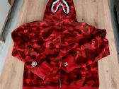 Raudonas Bape Full zip up