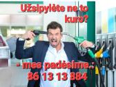 Kuro išsiurbimas iš bako.avarinis degalų ištraukim