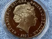 Moneta Gibraltar 2017m. 1 krona, cu-ni - nuotraukos Nr. 2