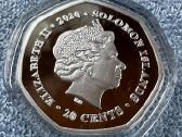 Moneta Solomon isl. 2020m. 20 centu, cu-ni - nuotraukos Nr. 2