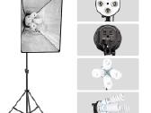 Pastovios šviesos softbox su 4 lemputėm ir stovu - nuotraukos Nr. 3