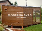 Karkasinė pirtis 6x3.5m - nuotraukos Nr. 5