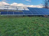 Antžeminė saulės elektrinės konstrukcija