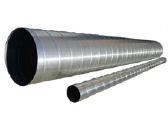 Cinkuotos skardos ortakis 125 Mm diemetras, 138cm