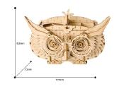 Robotime 3D apuoko medinis konstruktorius - nuotraukos Nr. 2