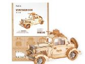 Robotime 3D medinis konstruktorius Vintažinis auto - nuotraukos Nr. 5