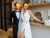 Elegantiška vestuvinė suknelė