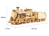 Robotime medinis 3D galvosūkis Prime Steam Express - nuotraukos Nr. 2