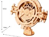 Robotime medinis 3D konstruktorius Kalendorius - nuotraukos Nr. 2
