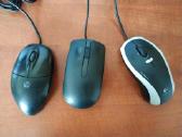 Naudotos pelės (Logitech Rx1000, Dell, Hp)
