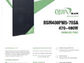 Patikimi shingled full black 480w saules moduliai - nuotraukos Nr. 6