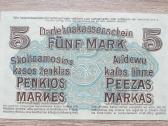 1918 Ost Vokietija Lietuva Lenkija 5 Mark - nuotraukos Nr. 2