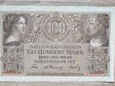 1918 Ost Vokietija Lietuva Lenkija 100 Mark