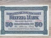 1918 Ost Vokietija Lietuva Lenkija 50 Mark
