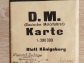 1929 m. Konigsberg krašto kelių žemėlapis - nuotraukos Nr. 2
