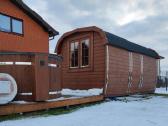 Lauko pirtis- kvadratinė sauna 6m ilgio - nuotraukos Nr. 3