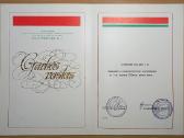 Garbės raštas 1979 Vilniaus Maistprekyba - nuotraukos Nr. 2