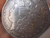1 doleris 1890 sidabras